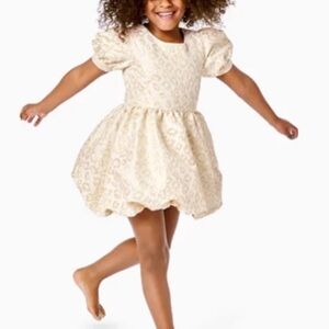 Girl’s Lilly Pulitzer Gold and Cream Formal Kids Dress. Worn only once.